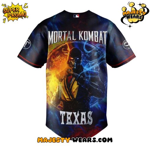 Texas Rangers x Mortal Kombat Night Limited Edition Baseball Jersey