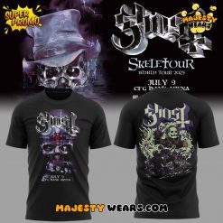 The Band Ghost Skeletour Word Tour 2025 Tee