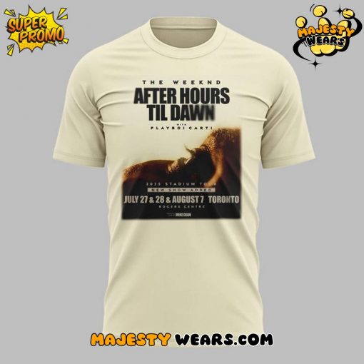 Toronto Blue Jays x The Weeknd After Hours Til Dawn Tour Special Edition T-shirt
