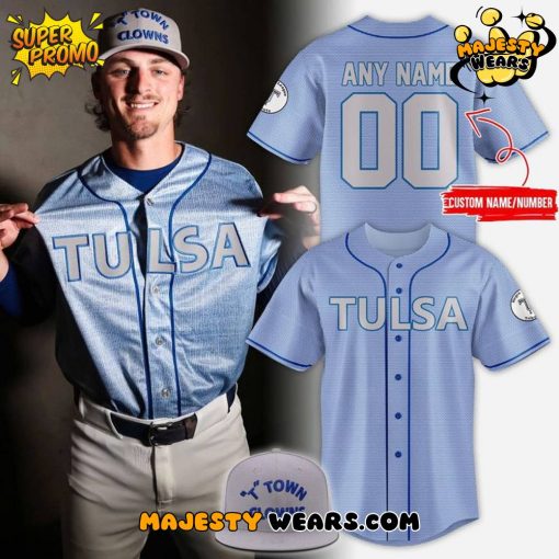 Tulsa Drillers x 2025 T-Town Clowns Custom Baseball Jersey