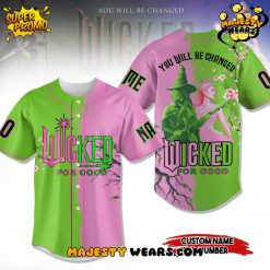 “WICKED FOR GOOD” Custom Name Baseball Jersey