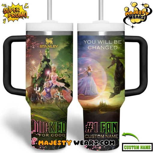 “WICKED FOR GOOD” Custom Name Stanley Tumbler