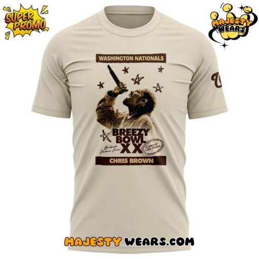Washington Nationals Chris Brown Breezy Bowl XX T-shirt – Special Edition