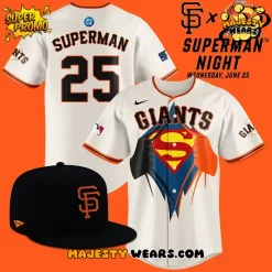 San Francisco Giants x Superman Night 2025 Jersey