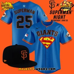San Francisco Giants x Superman Night 2025 Jersey