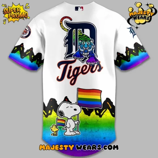 Detroit Tigers x Peanuts x Pride Month 2025 Jersey
