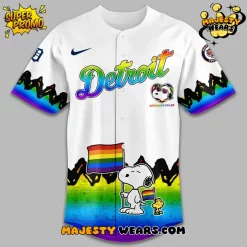 Detroit Tigers x Peanuts x Pride Month 2025 Jersey