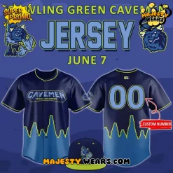 Bowling Green Hot Rods x Cavemen Special New Baseball Jersey