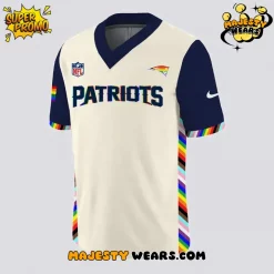 New England Patriots x Celebrate Pride Month 2025 Personalized Football Jersey