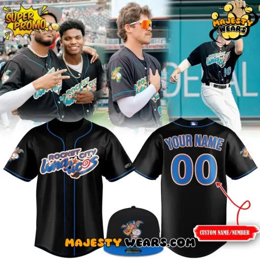 Rocket City Trash Pandas x Lunáticos 2025 Custom Baseball Jersey