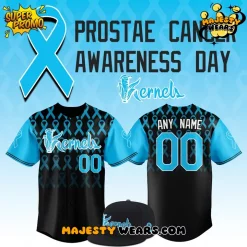 Cedar Rapids Kernels x Prostae Cancer Awareness Day Personalized Baseball Jersey