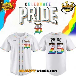 Detroit Tigers x Pride Month Special Edition White Jersey
