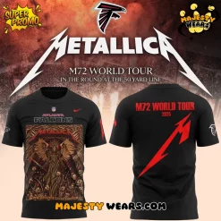 Atlanta Falcons x Metallica Tour 2025 T-shirt