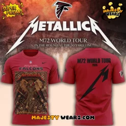 Atlanta Falcons x Metallica Tour 2025 T-shirt