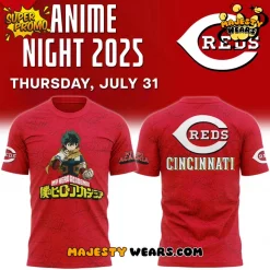 Cincinnati Reds x My Hero Academia-Themed Anime Night Special Tee