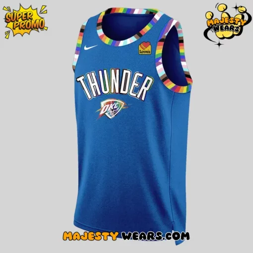 Oklahoma City Thunder x Pride Night Basketball Jersey