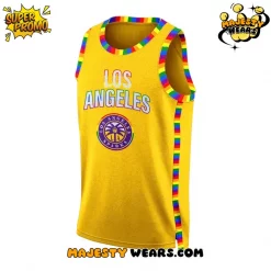 Los Angeles Sparks Pride Night Personalized Basketball Jersey