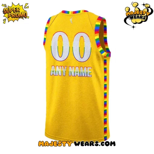 Los Angeles Sparks Pride Night Personalized Basketball Jersey