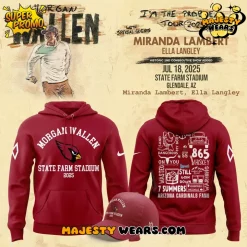 Arizona Cardinals x Morgan Wallen Im The Problem Tour 2025 Special Hoodie