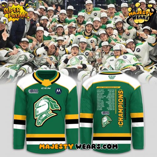 London Knight Champions Memorial Cup 2025 Hockey Jersey