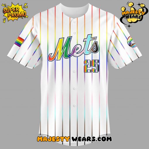 New York Mets x Pride Month Special Edition Baseball Jersey