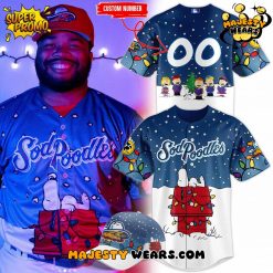 Amarillo Sod Poodles Christmas in July Special Baseball Jersey