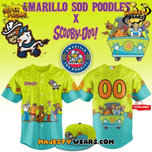 Amarillo Sod Poodles x Scooby-Doo New 2025 Jersey
