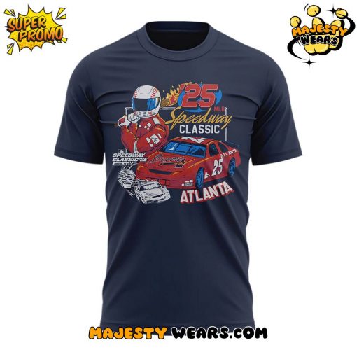 Atlanta Braves 2025 MLB Speedway Classic T-Shirt – Limited Edition