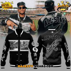 Atlanta Braves Peace up A-Town Down Black Baseball Jacket