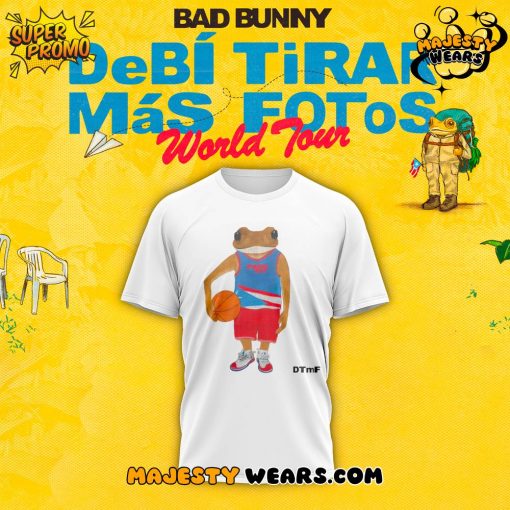 Bad Bunny DeBÍ TiRAR MáS FOToS Concho Basketball Tee