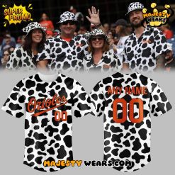 Baltimore Orioles Happy Cow Appreciation Day Custom Baseball Jersey