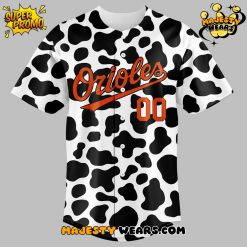 Baltimore Orioles Happy Cow Appreciation Day Custom Baseball Jersey