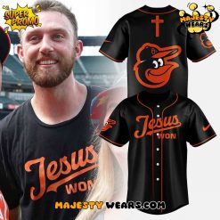 Baltimore Orioles x JESUS WON Special Baseball Jersey