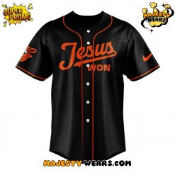 Baltimore Orioles x JESUS WON Special Baseball Jersey