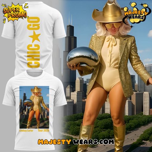 Beyonce Cowboys Carter Tour x Chicago 2025 Shirt