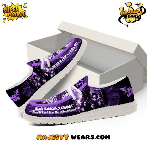 Black Sabbath “Back To The Beginning” 2025 Hey Dudes Shoes