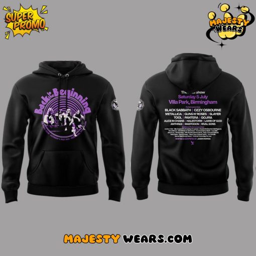 Black Sabbath “Back to the Beginning” 2025 Special Black Hoodie