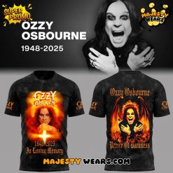 Black Sabbath x Ozzy Osbourne RIP The Prince of Darkness TShirt