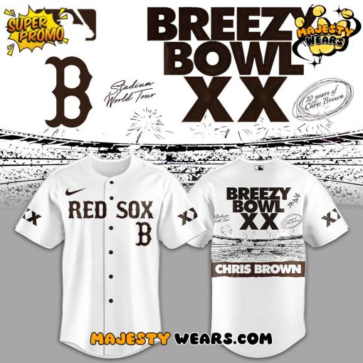 Boston Red Sox x Breezy Bowl XX Special Baseball Jersey