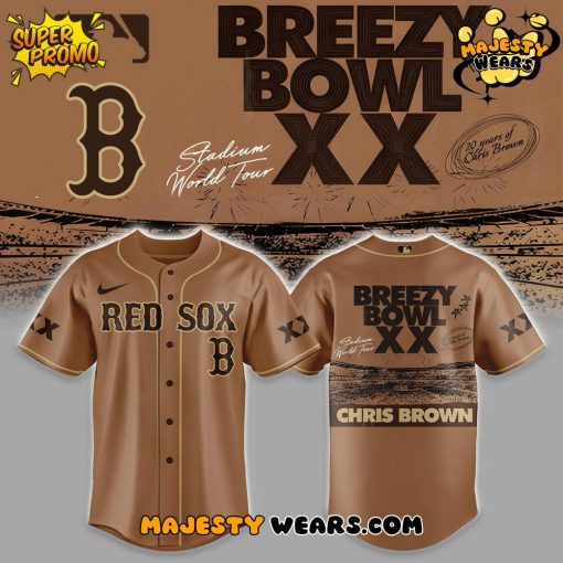 Boston Red Sox x Breezy Bowl XX Special Baseball Jersey