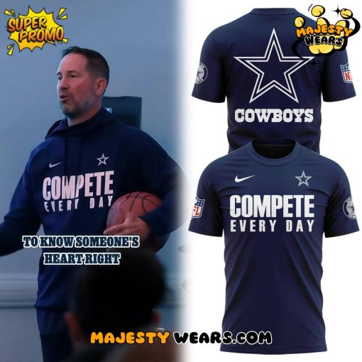 Brian Schottenheimer Dallas Cowboys “Compete Every Day” Tee
