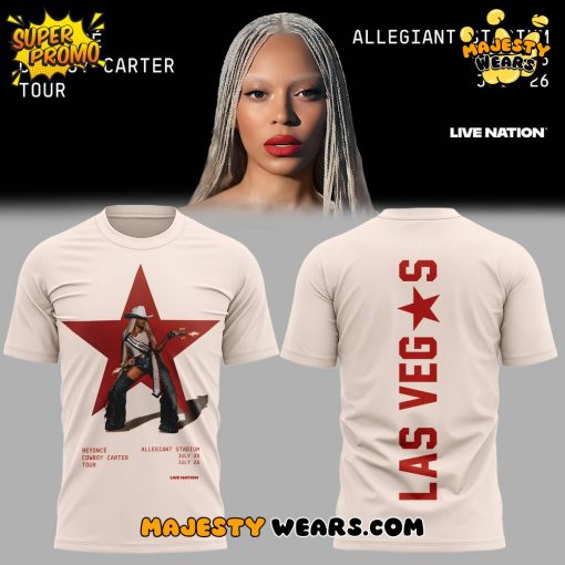 “COWBOY CARTER” Tour Beyonce x Las Vegas Limited Edition 2025 T-Shirt