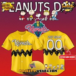 Cedar Rapids Kernels x Peanuts Day Limited Edition Baseball Jersey