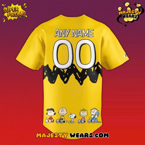 Cedar Rapids Kernels x Peanuts Day Limited Edition Baseball Jersey