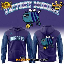 Charlotte Hornets Victory Monday Logo Hoodie