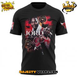 Chicago Bulls x Michael Jordan 2025 Limited Edition Black Tee