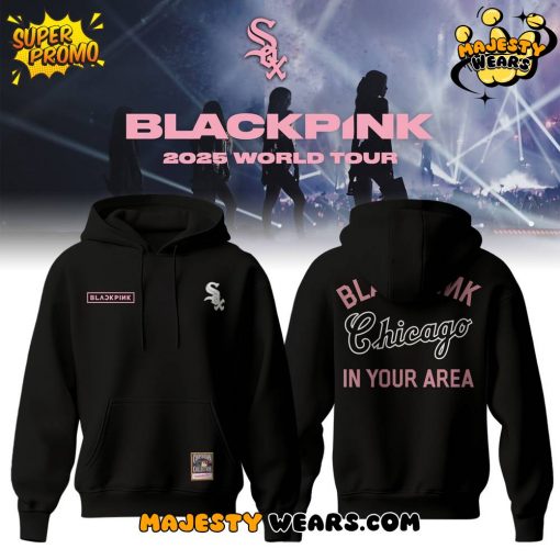 Chicago White Sox “BLACKPINK 2025 World Tour” Black Hoodie