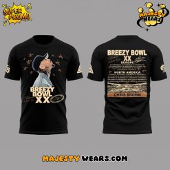 Chris Brown Breezy Bowl XX 2025 Black Tee