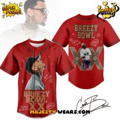 Chris Brown “Breezy Bowl XX” Stadium World Tour Baseball Jersey