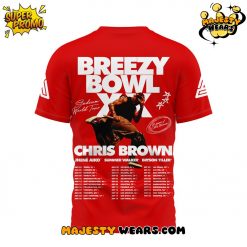 Chris Brown Breezy Bowl XX Stadium World Tour Shirt
